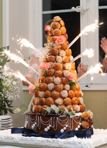 Réalisation d'un cône pour un mariage